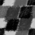 Seamless diagonal pattern with grunge striped shaggy elements in black,white,grey design Royalty Free Stock Photo